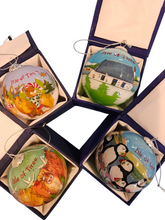 Load image into Gallery viewer, Isle of Tiree Hares Glass bauble
