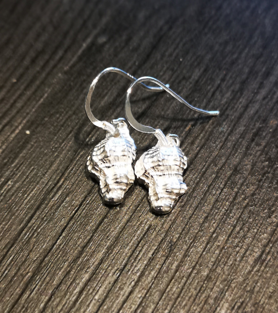 Silver Whelk Earrings. New Design!